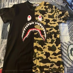 Camo BAPE t-shirt. Size medium.